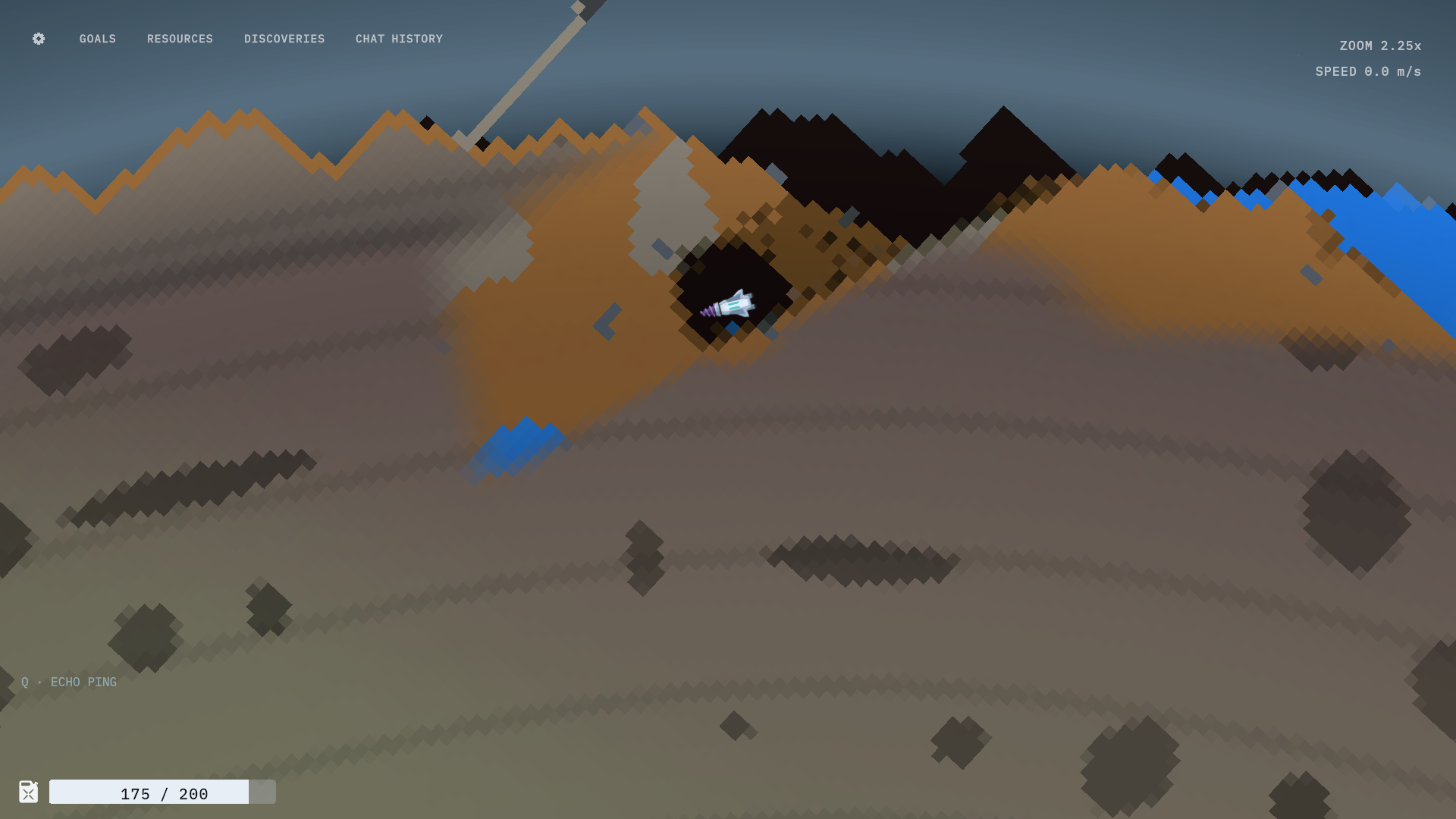 The drill ship inside a newly carved tunnel beneath Earth's layered crust